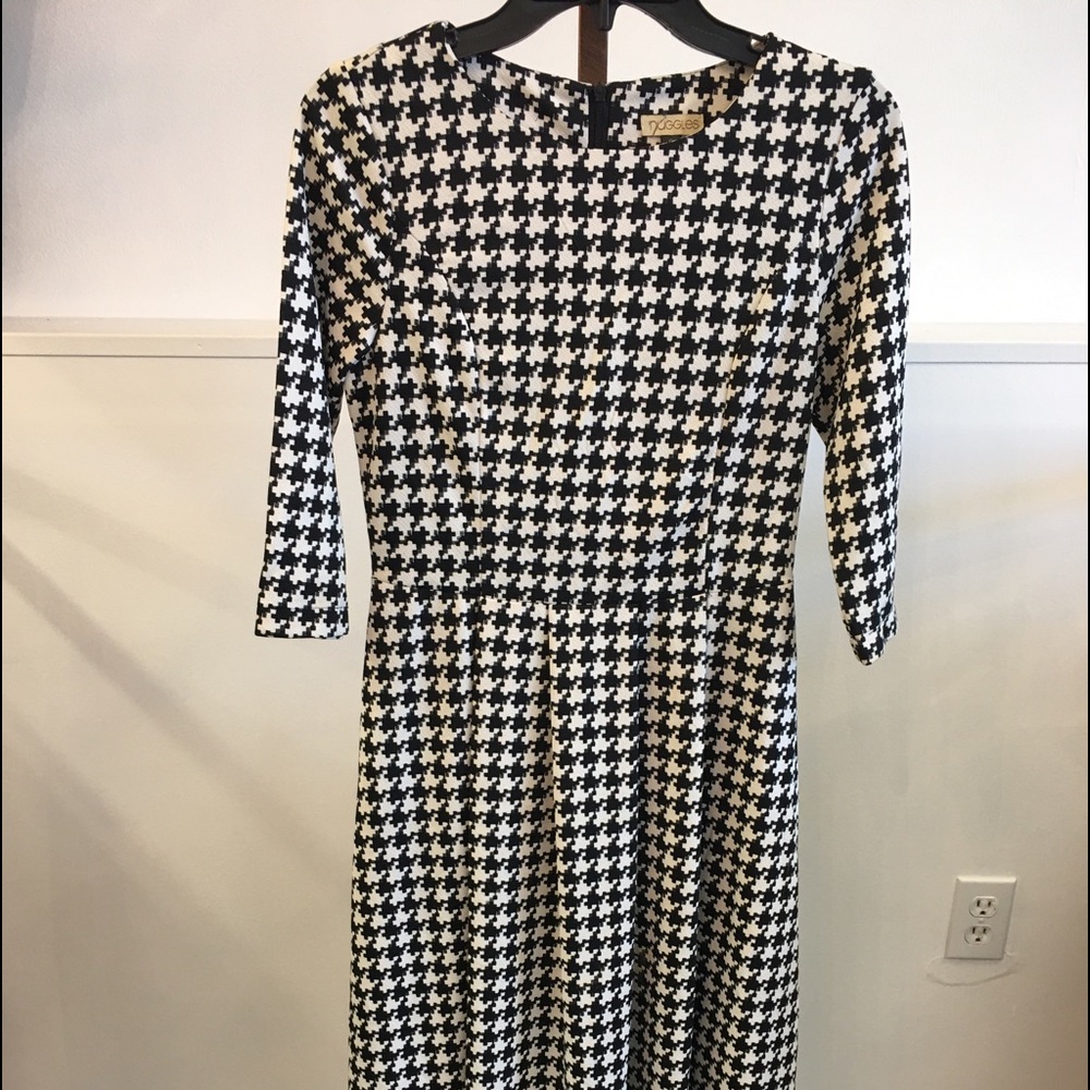 Nuggles Houndstooth Dress